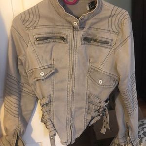 Italian made dusty green/ grey jacket